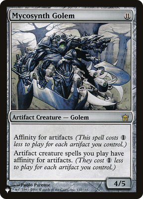 Magic: The Gathering - Mycosynth Golem - The List