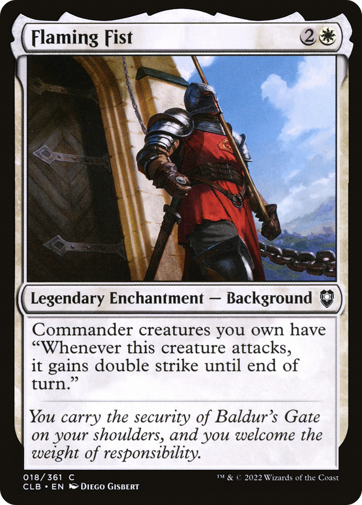 Magic: The Gathering - Flaming Fist - Commander Legends: Battle for Baldur's Gate