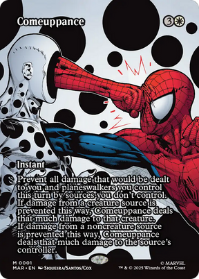 Magic: The Gathering - Comeuppance Foil - Marvel Universe