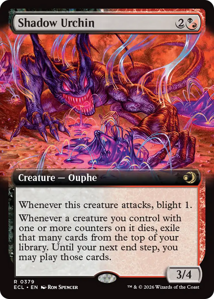 Magic: The Gathering - Shadow Urchin - Lorwyn Eclipsed