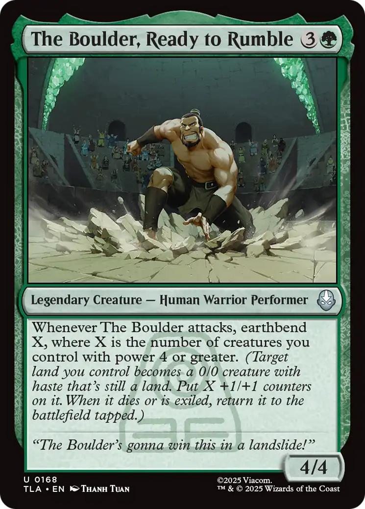 Magic: The Gathering - The Boulder, Ready to Rumble Foil - Avatar: The Last Airbender