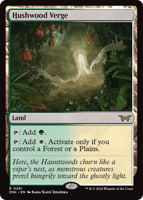 Magic: The Gathering - Hushwood Verge - Duskmourn: House of Horror