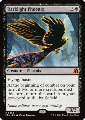 Magic: The Gathering - Darklight Phoenix - Reality Fracture
