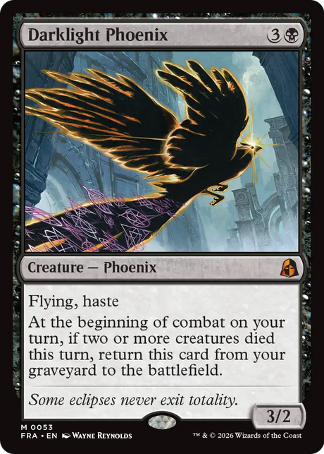 Magic: The Gathering - Darklight Phoenix - Reality Fracture