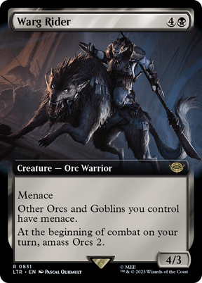 Magic: The Gathering - Warg Rider - The Lord of the Rings: Tales of Middle-earth