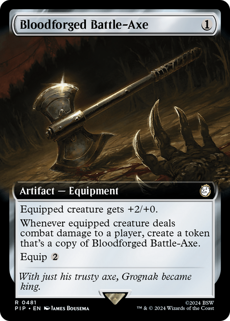 Magic: The Gathering - Bloodforged Battle-Axe Foil - Fallout