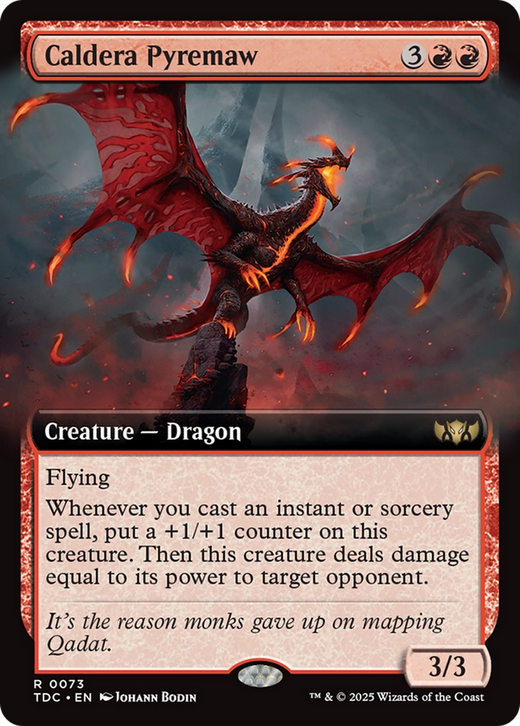 Magic: The Gathering - Caldera Pyremaw - Tarkir: Dragonstorm Commander