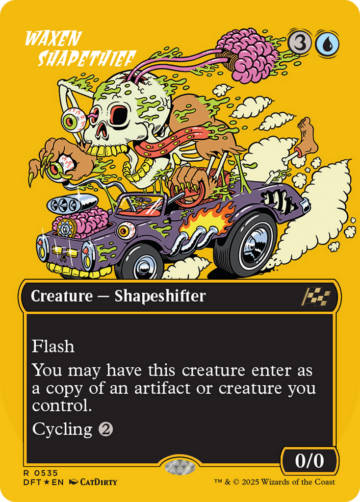 Magic: The Gathering - Waxen Shapethief Foil - Aetherdrift