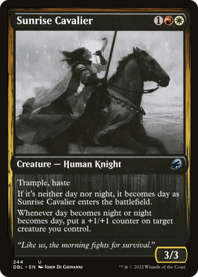 Magic: The Gathering - Sunrise Cavalier Foil - Innistrad: Double Feature