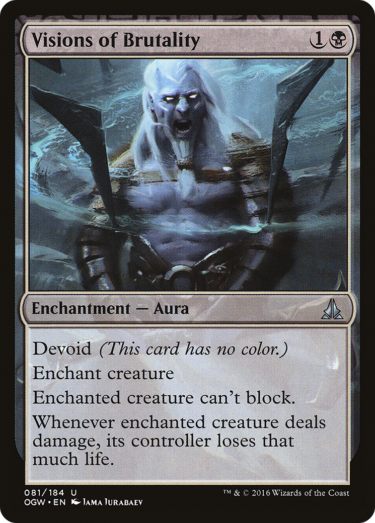 Magic: The Gathering - Visions of Brutality Foil - Oath of the Gatewatch