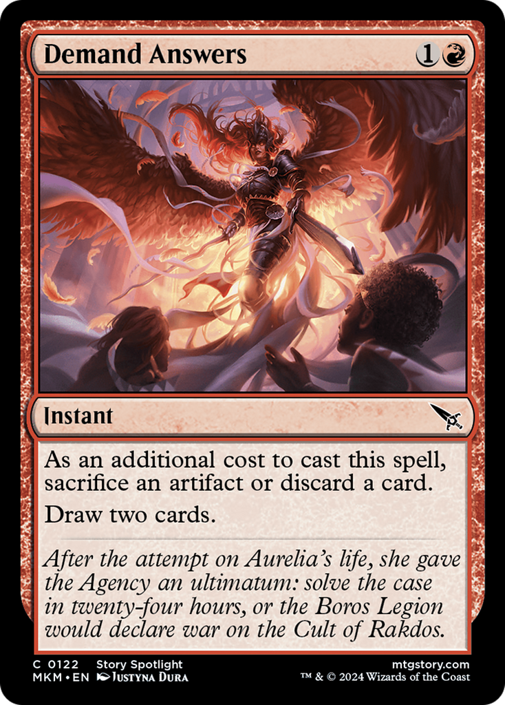 Magic: The Gathering - Demand Answers Foil - Murders at Karlov Manor