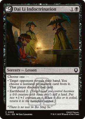Magic: The Gathering - Dai Li Indoctrination Foil - Avatar: The Last Airbender