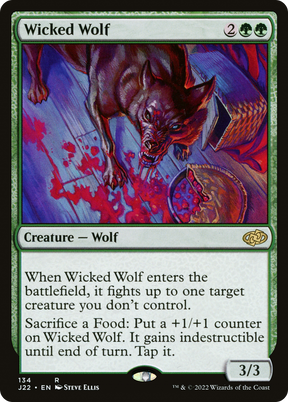 Magic: The Gathering - Wicked Wolf - Jumpstart 2022
