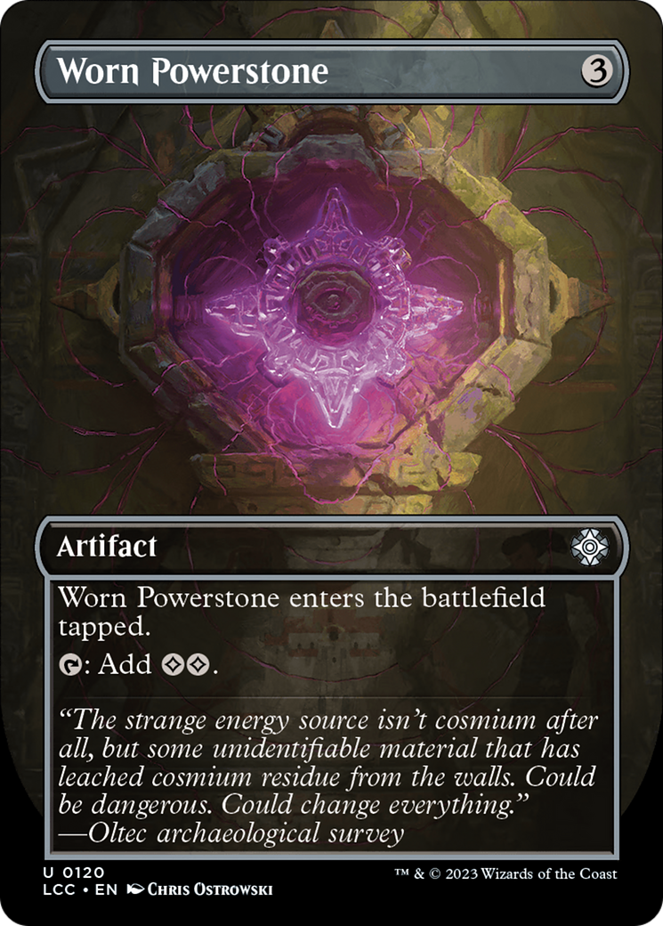 Magic: The Gathering - Worn Powerstone Foil - The Lost Caverns of Ixalan Commander