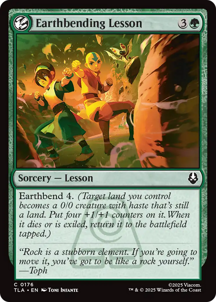 Magic: The Gathering - Earthbending Lesson Foil - Avatar: The Last Airbender