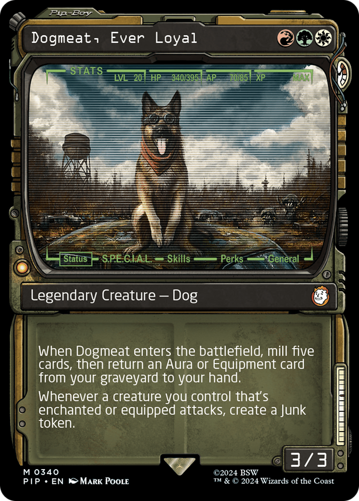 Magic: The Gathering - Dogmeat, Ever Loyal - Fallout