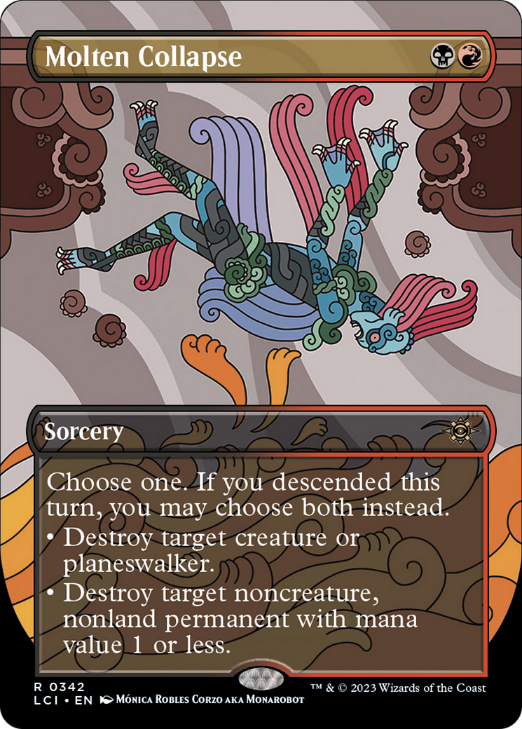 Magic: The Gathering - Molten Collapse Foil - The Lost Caverns of Ixalan