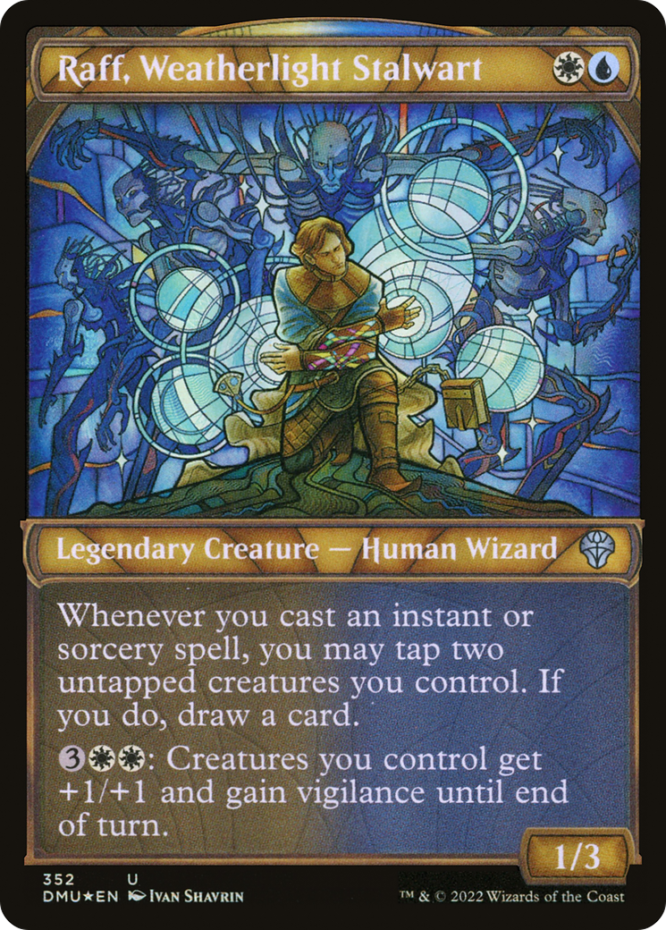 Magic the Gathering - Raff, Weatherlight Stalwart Foil - Dominaria United