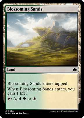 Magic: The Gathering - Blossoming Sands - Bloomburrow