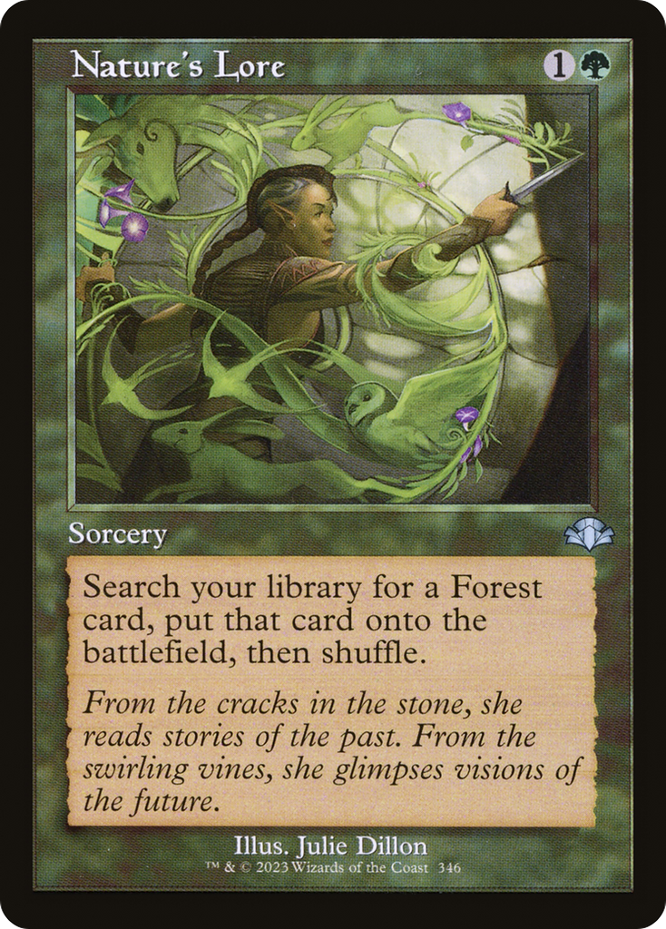 Magic: The Gathering - Nature's Lore Foil - Dominaria Remastered