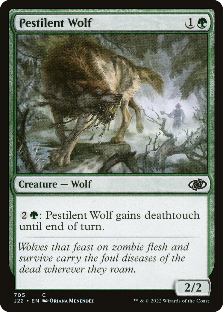 Magic: The Gathering - Pestilent Wolf - Jumpstart 2022