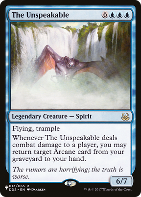 Magic: The Gathering - The Unspeakable - The List