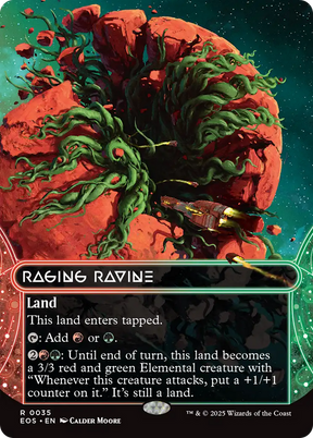 Magic: The Gathering - Raging Ravine Foil - Edge of Eternities: Stellar Sights