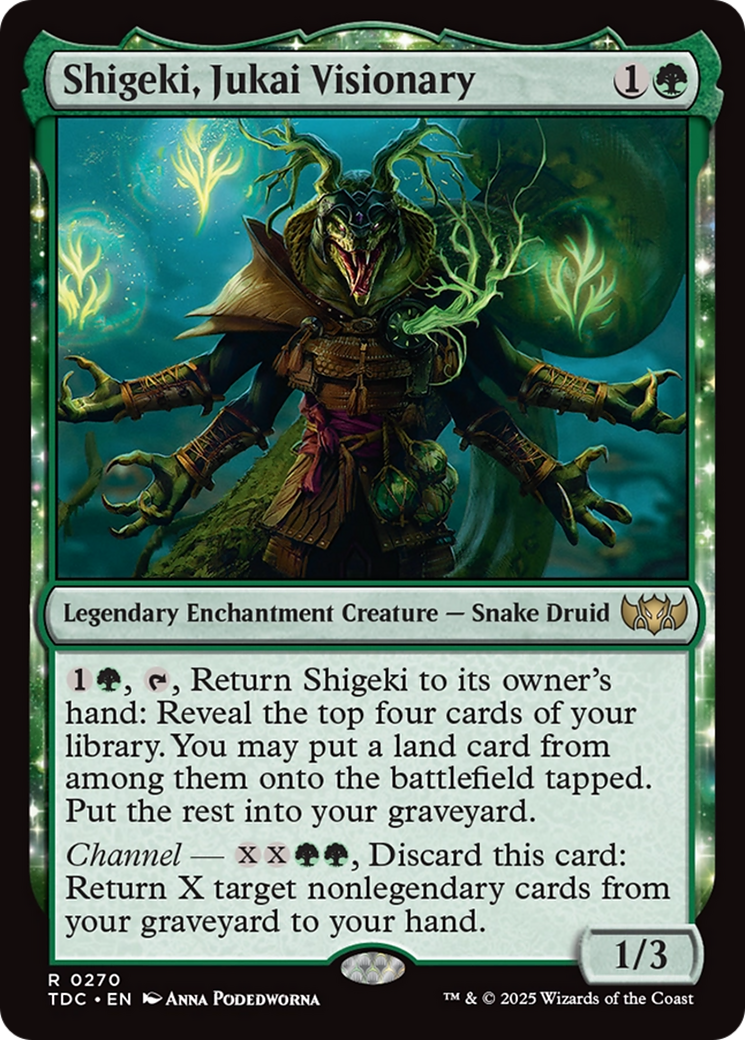Magic: The Gathering - Shigeki, Jukai Visionary - Tarkir: Dragonstorm Commander