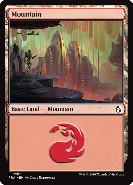 Magic: The Gathering - Mountain #288 Foil - Reality Fracture