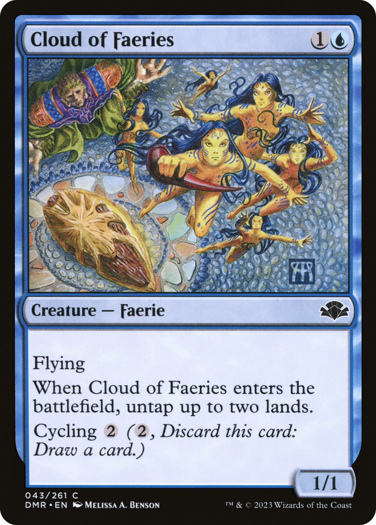 Magic: The Gathering - Cloud of Faeries - Dominaria Remastered