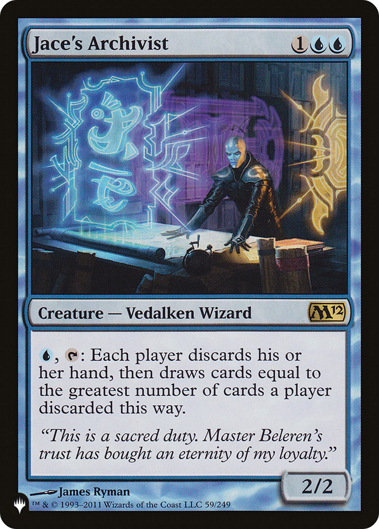 Magic: The Gathering - Jace's Archivist - The List