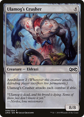 Magic: The Gathering - Ulamog's Crusher Foil - Ultimate Masters