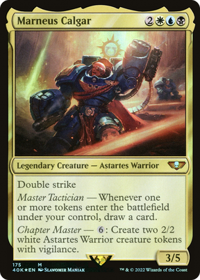 Magic: The Gathering - Marneus Calgar Foil - Warhammer 40000 Commander