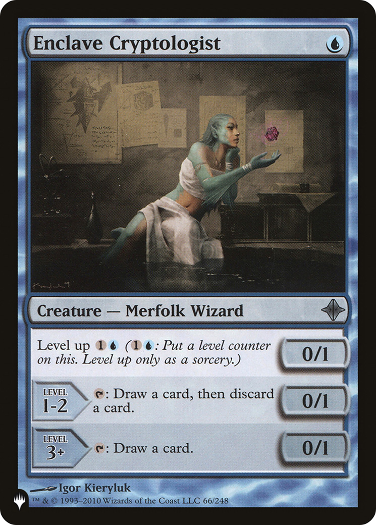 Magic: The Gathering - Enclave Cryptologist - The List
