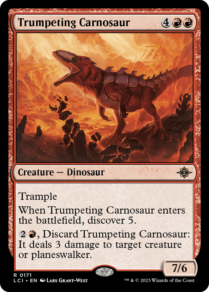 Magic: The Gathering - Trumpeting Carnosaur - The Lost Caverns of Ixalan