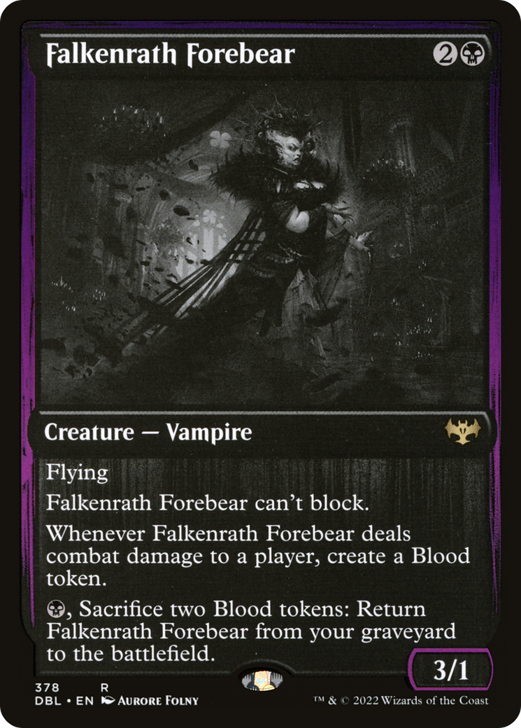 Magic: The Gathering - Falkenrath Forebear Foil - Innistrad: Double Feature