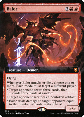 Magic: The Gathering - Balor Foil - Commander Legends: Battle for Baldur's Gate