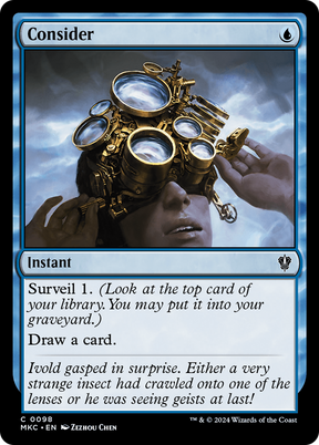 Magic: The Gathering - Consider - Murders at Karlov Manor Commander