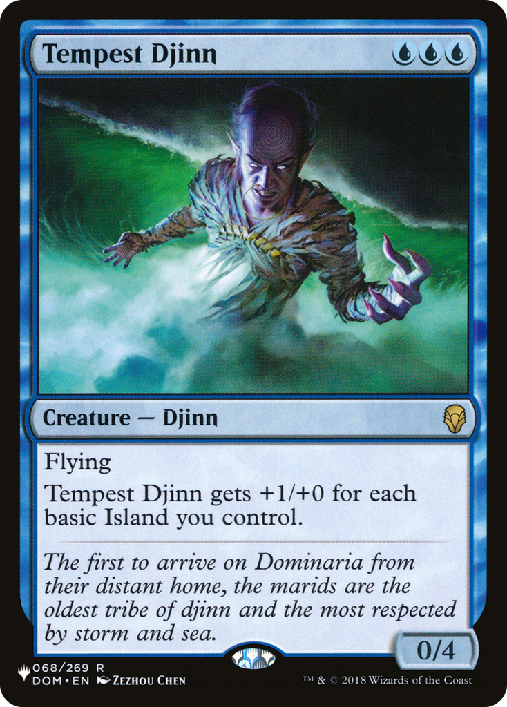 Magic: The Gathering - Tempest Djinn - The List