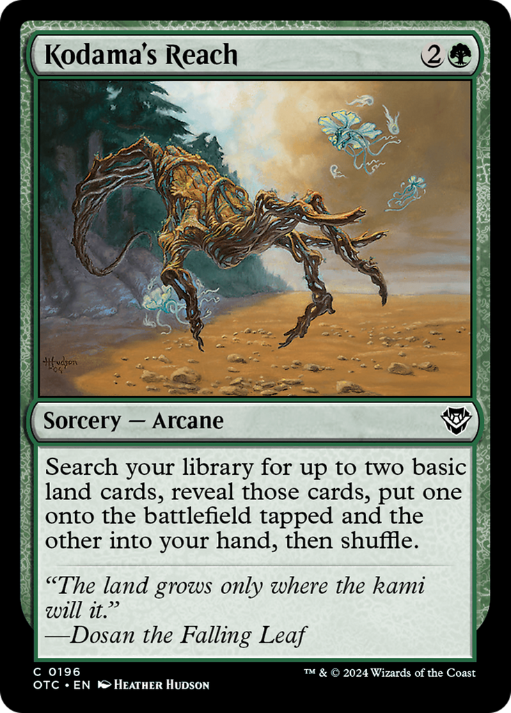 Magic: The Gathering - Kodama's Reach - Outlaws of Thunder Junction Commander