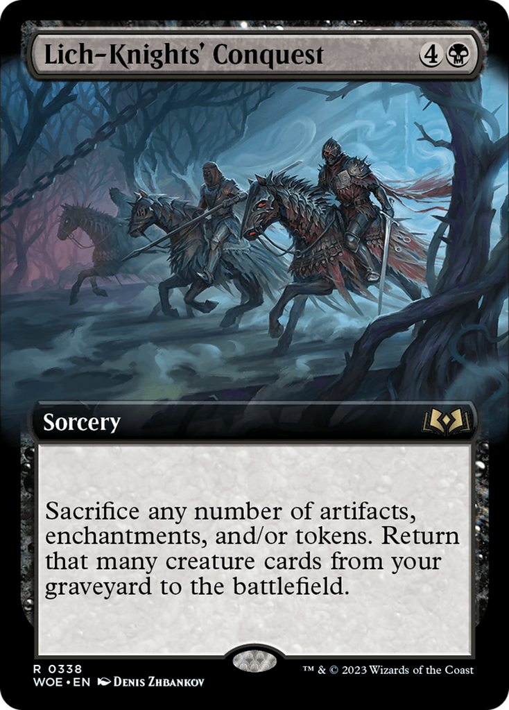 Magic: The Gathering - Lich-Knights' Conquest Foil - Wilds of Eldraine