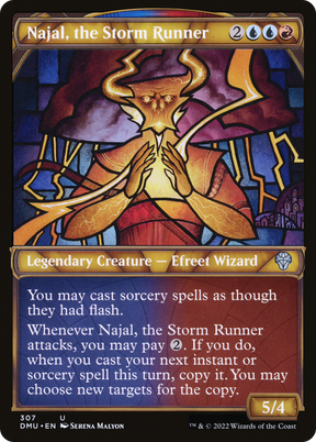 Magic: The Gathering - Najal, the Storm Runner Foil - Dominaria United