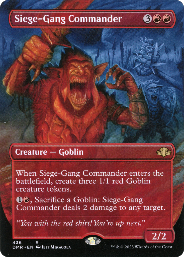 Magic: The Gathering - Siege-Gang Commander Foil - Dominaria Remastered