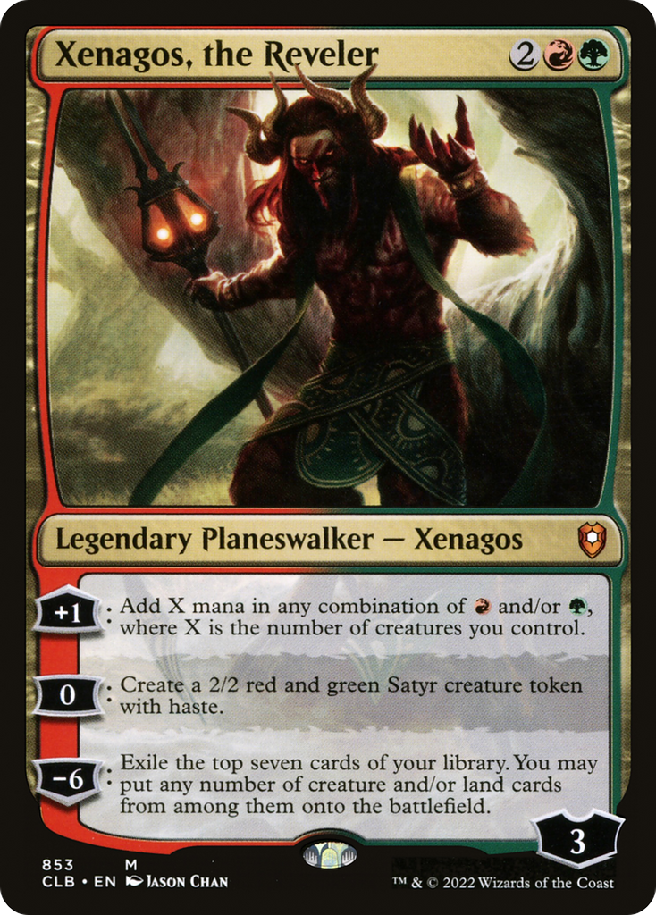 Magic: The Gathering - Xenagos, the Reveler - Commander Legends: Battle for Baldur's Gate