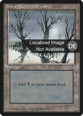 Magic: The Gathering - Verschneiter Sumpf - Ice Age