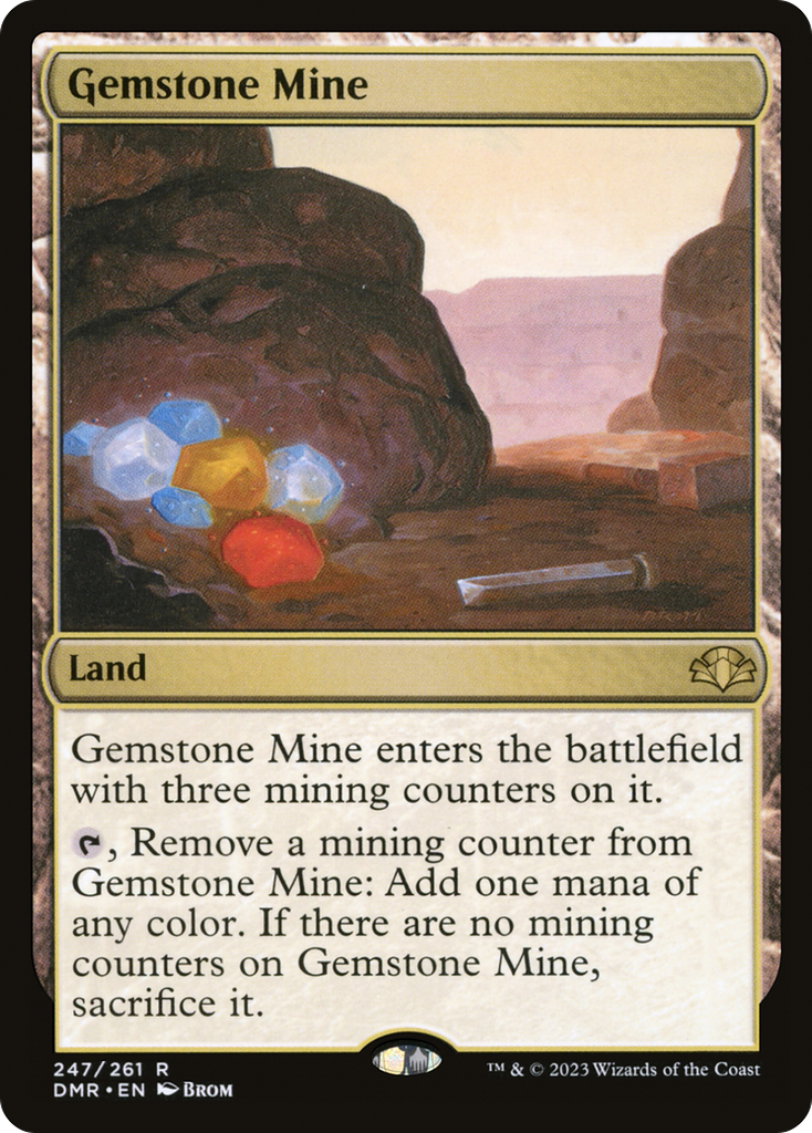 Magic: The Gathering - Gemstone Mine - Dominaria Remastered