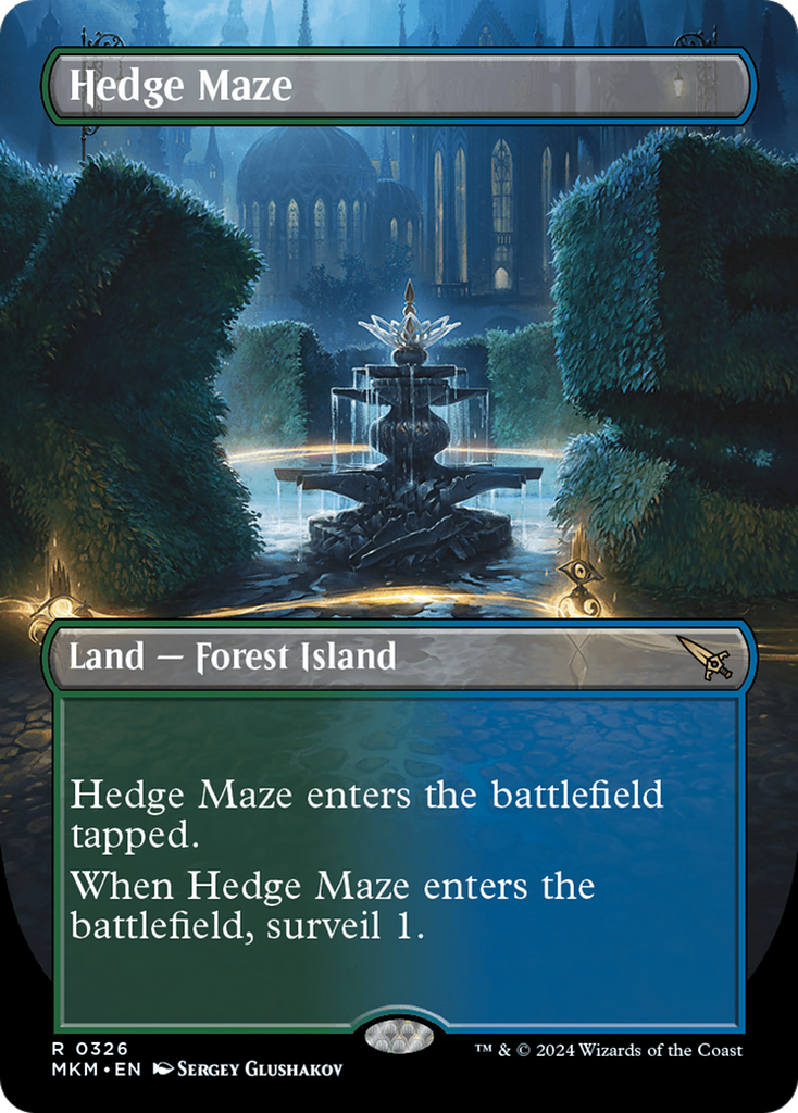 Magic: The Gathering - Hedge Maze Foil - Murders at Karlov Manor