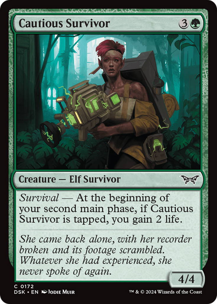 Magic: The Gathering - Cautious Survivor - Duskmourn: House of Horror