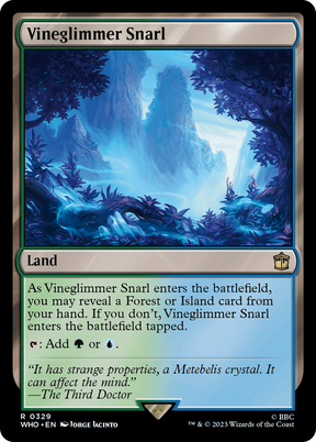 Magic: The Gathering - Vineglimmer Snarl - Doctor Who
