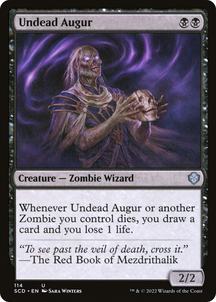 Magic: The Gathering - Undead Augur - Starter Commander Decks